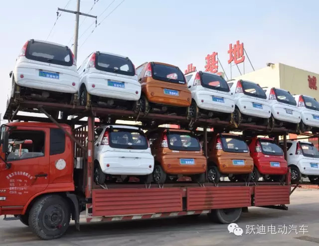 躍迪電動(dòng)汽車全國(guó)銷售趨勢(shì)猛漲—批量發(fā)車甘肅