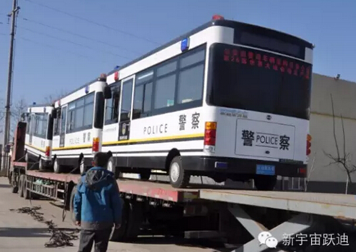 躍迪移動警務(wù)室發(fā)車山西——平安管城