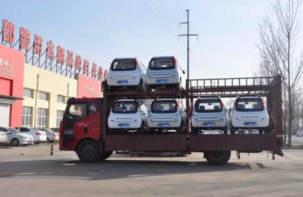 躍迪電動汽車批量發(fā)車山東——新年新氣象