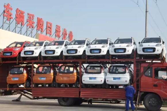 躍迪電動汽車批量發(fā)車保定——“足跡”遍布全國